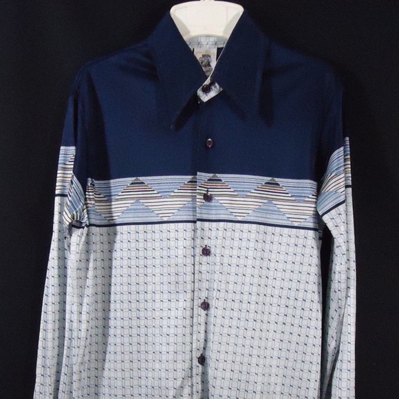 VTG Kennington California Long Sleeve Shirt Disco - Picture 1 of 6